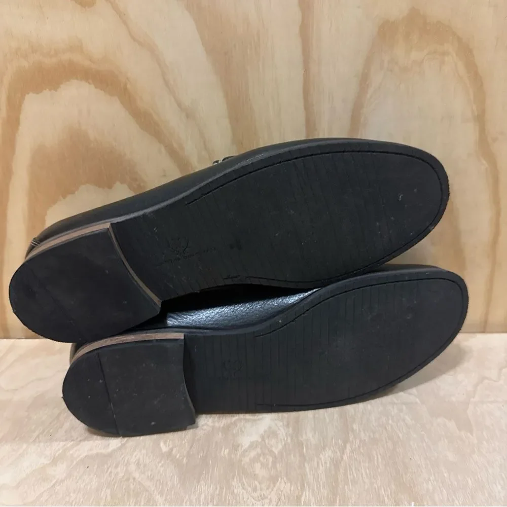 Martin Dingman Montgomery Pebble Black Size 11 1/2 M Slip On Loafer